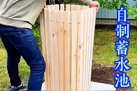 自制蓄水池! #建造田园生活 #劳动人民的智慧 #园林工具 #实用小技巧 #小妙招大作用