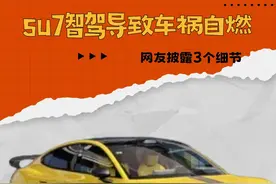 雷军这次真遇到硬茬了！su7智驾车祸自燃，网友披露3个细节视频封面