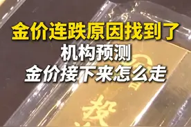 #金价连跌原因找到了 机构预测#金价接下来怎么走