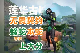 莲华古城蝰蛇最全点位，看完上大分！无畏契约莲花古城烟位蝰蛇！