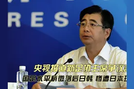 国足水平稍微落后日韩！央视报道足协主席宋凯金句，日本球迷嘲讽视频封面