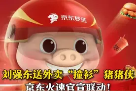 这是谁的童年回忆杀？4月28日，刘强东送外卖“撞衫”猪猪侠，京东火速官宣联动：猪猪侠以“虚拟骑手”身份“入职”京东外卖！#猪猪侠 #京东 #外卖视频封面