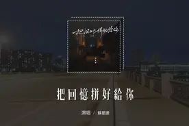 苏星婕 - 把回忆拼好给你 (原唱：王贰浪)「但愿我相信的爱情