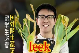 国外版大葱Leek（韭葱）你们吃过吗？ 分享一道经典的西式浓汤，韭葱土豆浓汤vichyssoise！虽然面包有点烤煳了，但是整体非常完美！#美食vlog #美食 #西餐 #韭葱 #留学日常