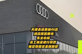 天津永濠奥迪4S店闭店原因曝光：车主心碎视频封面