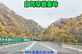 从西安出发去汉中，中途记录一下秦岭秋季的风景！ #公路旅行