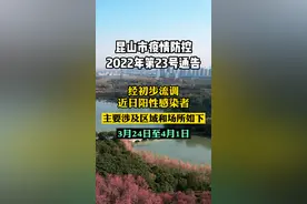 昆山市疫情防控2022年第23号通告。近日阳性感染者主要涉及区域和场所公布！#昆山 #最新消息 #最新发布 视频封面