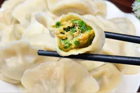 肉馅饺子好吃有诀窍，教你酒店调馅秘诀，鲜嫩多汁实在太香了