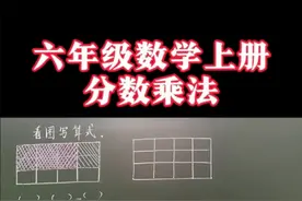 六年级数学上册，分数乘法看图写算式必考易错题，首先看懂图意