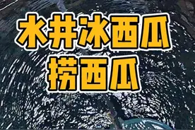 水井冰镇西瓜，怎么扔才能不裂啊 #冰镇西瓜 #水井冰西瓜 #夏天的味道 #农村生活 #记录真实生活视频封面