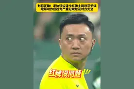 判罚正确！足协评议泽卡红牌主裁判罚无误，蹬踩动作应视为严重犯规危及对方安全#足协评议泽卡红牌判罚正确 #山东泰山 #中超 #泽卡红牌视频封面