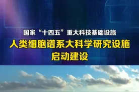 人类细胞谱系大科学研究设施启动建设（赵卫华 叶青）视频封面