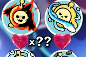 疯狂乱斗新图无敌点！一局到底有多少爱心？ #蛋仔派对