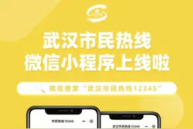 武汉市民热线12345微信小程序上线试运行啦！#武汉市民热线