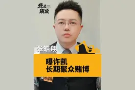 #曝许凯长期聚众赌博# 爆料称许凯在横店豪宅私设赌场，年赌资超百万。警方已关注此事，律师分析若属实或涉刑责#抖音热评   #广电V光