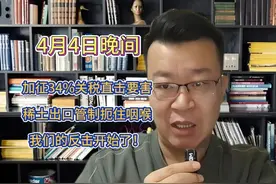 我们反击了，对美国所有商品加征34%关税，稀土出口管制！视频封面