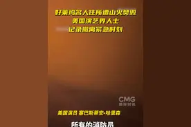 好莱坞名人住所遭山火焚毁，美国演艺界人士记录撤离紧急时刻