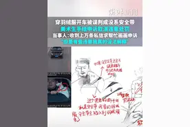 穿羽绒服开车被误判成没系安全带，#美术生手绘申诉取消违章处罚，当事人：事后收到上万条私信请求帮忙画画申诉，“但是有些违章我真的没法解释”