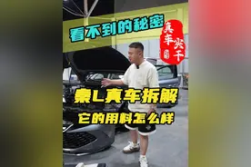 秦L真车拆解，看看你们看不到的秘密，它的用料你觉得怎么样 #比亚迪秦L #汽车拆解 #疯狂老baby #领航计划视频封面