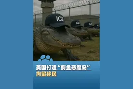 美国打造“鳄鱼恶魔岛”拘留移民，特朗普专程去“剪彩” 还开玩笑，“如果他们越狱了，得知道怎么从鳄鱼口中逃跑”#大象主播说 @司凯