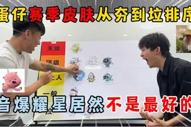 蛋仔派对：蛋仔赛季皮肤从夯到垃排序！音爆耀星居然不是最好的？