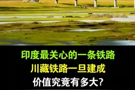 印度最关心的一条铁路，川藏铁路一旦建成，价值究竟有多大? #科普 #涨知识 #川藏铁路 #印度