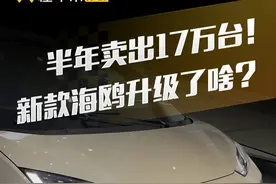 半年卖出17万台！新款#海鸥 升级了啥？#比亚迪海鸥 #懂车帝抢先试驾 #璐鹏陪您看视频封面
