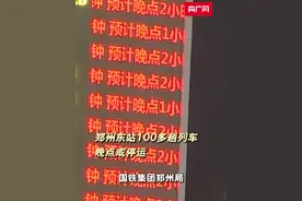 河南进入雨雪最强时段 郑州东站100多趟列车晚点或停运#河南暴雪