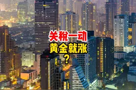 为啥关税一动，黄金就涨？ #关税 #贸易 #黄金 #避险 #金价上涨视频封面