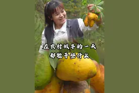 小时候的你们放牛的一天都在干啥呢？？？#农村生活 #我的乡村生活 #农村美食视频封面