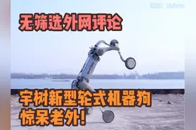 【外网评论】宇树科技新型轮式机器狗惊呆老外，就问你怕不怕？视频封面