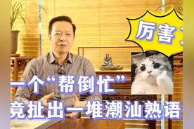 厉害了！一个“帮倒忙”竟牵出一堆潮汕日常用语 #潮汕 #潮汕话