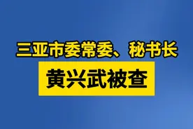 三亚市委常委、秘书长黄兴武被查视频封面