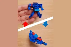 🚨空中哨兵✈️15种零件的隐形侦察机变形机器人🤖乐高教程