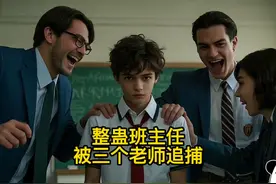 整蛊班主任，被三个老师追捕！意想不到的结局！ #第一视角 #跑酷视频封面