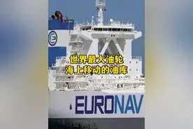 这艘价值1亿美元的油轮内部，竟然装载了44万吨原油，相当于15000辆油罐车的装载量#油轮 #石油 #海运 #船舶视频封面