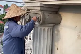 原来别墅外墙装饰柱竟还能如此一番创意造型砌建 #农村自建房视频封面