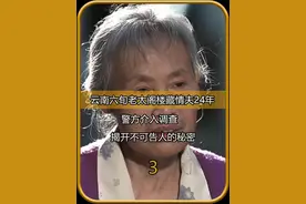 云南六旬老太阁楼藏情夫24年，警方介入调查，揭开不可告人的秘密视频封面