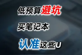 2000元买笔记本，真流畅用+避免踩坑可能得认准这些CPU #避坑指南视频封面