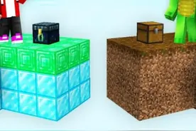 我的世界：杰杰麦琪空岛生存比赛！ #我的世界 #我的世界动画