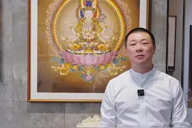 用很重工的掐丝珐琅彩工艺做出来的一幅千手观音唐卡。#装饰画  #玄关画  #家居挂画  #软装搭配  #唐卡视频封面
