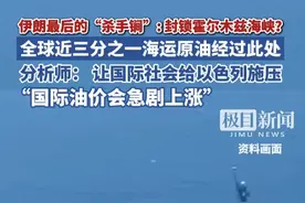 伊朗最后的“杀手锏”：封锁霍尔木兹海峡？全球近三分之一海运原油经过此处，分析师： 让国际社会给以色列施压，“国际油价会急剧上涨”