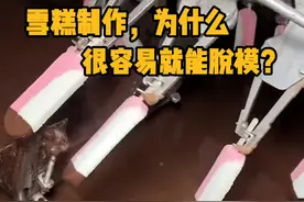 工厂批量生产雪糕，雪糕为什么很容易就能从模具中拔出来？ #科普  #解压  #雪糕制作  #极度舒适  #青少年课外知识讲堂