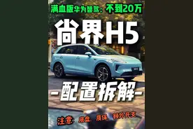 尚界H5：「两个低配」都不要买，为什么？ #尚界H5 #华为智驾 #20万左右买什么车 #15万左右买什么车 #家用suv