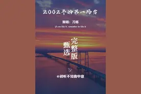 刀郎这首《2002年的第一场雪 》歌词走心，转眼过去了22年，前奏响起，拾起多少人的回忆  #2002年的第一场雪完整版 #刀郎  #经典老歌