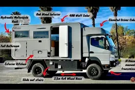 三菱扶桑Canter轻卡房车 #房车旅行 #真实户外 #轻卡房车视频封面