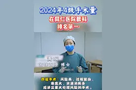 2024年4级手术量在同仁医院眼底排名第一#北京同仁医院眼科 #眼科 #眼底 #四级手术