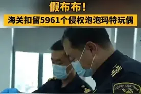 假布布！#海关扣留5961个侵权泡泡玛特玩偶