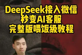 DeepSeek接入微信！秒变AI定制客服，自由更改AI人设 完整版教程
