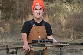 巴雷特狙击枪，无敌带劲可连发 #军事科普 #军事迷 #军事爱好者